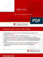 Topic 4: The Communication Process: Communications Perspective (Belch & Belch) - Mcgraw Hill Education