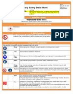 Summary Safety Data Sheet: 1. Substance Name