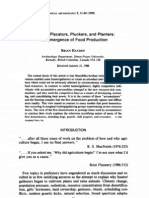 Nimrods, Piscators, Pluckers, and Planters:The Emergence of Food Production by Brian Hayden 1990