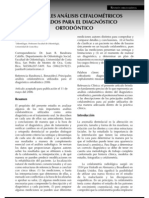 Principales Analisis Cefalometricos - Diagnostico Ortodontico