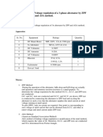 Experiment No.3-Voltage Regulation of A 3-Phase Alternator by ZPF and ASA Method