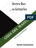 Maestro Actividad Derecho Societario