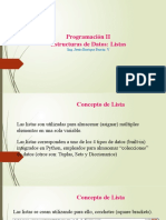 Programación II - Estructuras-De Datos - Listas