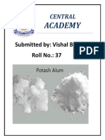 Preparation of Potash Alum