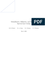 Submillimeter, Millimeter, and Microwave Spectral Line Catalog