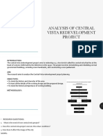 Analysis of Central Vista Redevelopment Project