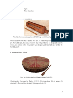 Clasificación Hornbostel y Sachs