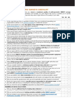 Smart Anthropometric Surveys Checklist: External Consultant Smart Methodology Manual Emergency Nutrition Assessment