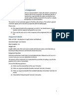 Sample Case Analysis Assignment - No 1