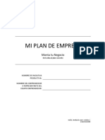 Plan de Negocios Monta Tu Negocio