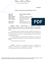 RE 979.742 - Decisão STF Sobre RG