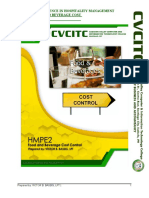 FBS Cost Control Module