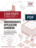 2022 APU UG Handbook Outside Japan 2 E