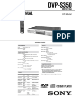 Service Manual: DVP-S350