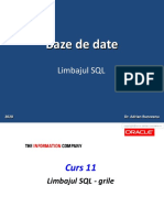 Baze de Date: Limbajul SQL