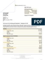 AWS Invoice Sample