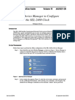 Using Device Manager To Configure The SEL-2488 Clock: Application Guide AG2021-28