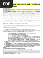 Elabore Tablas de Amortización Fácil y Rápido Con Estos Sencillos Pasos