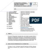 Silabo Programación Avanzada 2021 II GB