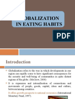 Globalization in Eating Habits