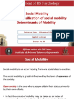 Social Mobility Types / Classification of Social Mobility Determinants of Mobility