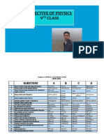 Objective Paper (Physics - An Introduction)