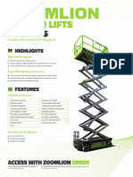 ZOOMLION Scissor Lifts DC Series