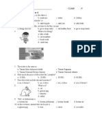 Soal Kelas 5 2020 SEM 2