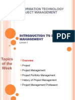 Information Technology Project Management