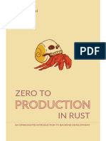 Zero To in Rust: Production Production