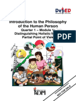 Introduction To The Philosophy of The Human Person