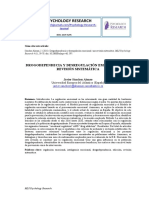 Mls Psychology Research: Drogodependecia Y Desregulación Emocional: Una Revisión Sistemática