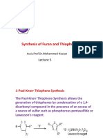 Synthesis of Furan and Thiophene