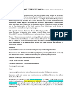 Management of Tuberculosis