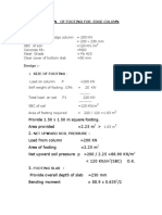 Design of Footing For Edge Column1