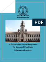 Iisc Mtech Brochure