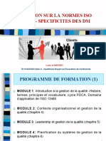 Support de Formation Norme ISO 9001 V 2015 ISO15485 V2016 Module