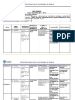 PLAN SEMANAL 3er Semana Tecnicas