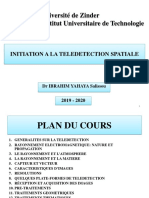 Cours de Télédétection 2019