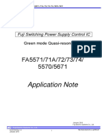 Application Note: Fuji Switching Power Supply Control IC