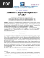 Harmonic Analysis of Single Phase Inverter