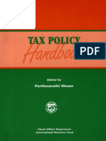 Tax Policy Handbook - Tax Policy Handbook