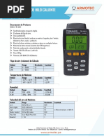 2 Anemómetro de Hilo Caliente - TM-4002