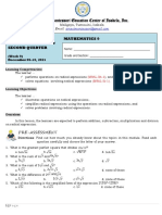 Module in Mathematics 9 Week 9 Second Quarter