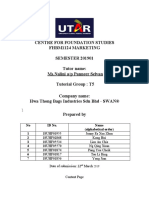 Marketing Assignment - Completed