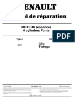 MOTEUR (Essence) 4 Cylindres Fonte: Types Véhicules