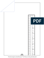 14 X 24 Printable Tailors Square Ruler