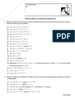 Guía # 6. Máximos y Mínimos en Funciones Multivariables