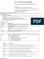 Chapter 3 Form and Event Handling