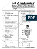 Chapter: Digestion and Absorption: BIOLOGY - Assignment